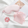 DreamNestra Silk Sleep Mask – Blackout Bliss, Travel-Ready Kit