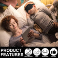 DreamNestra Silk Sleep Mask – Blackout Bliss, Travel-Ready Kit