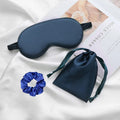DreamNestra Silk Sleep Mask – Blackout Bliss, Travel-Ready Kit