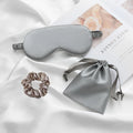 DreamNestra Silk Sleep Mask – Blackout Bliss, Travel-Ready Kit