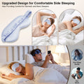 DreamNestra Silk Sleep Mask – Zero Pressure, Cloud-Soft Blackout