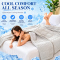 DreamNestra Cooling Blanket – Clover-Quilted Breeze for Hot Sleepers