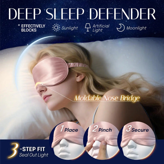 DreamNestra Silk Sleep Mask – Zero Pressure, Cloud-Soft Blackout