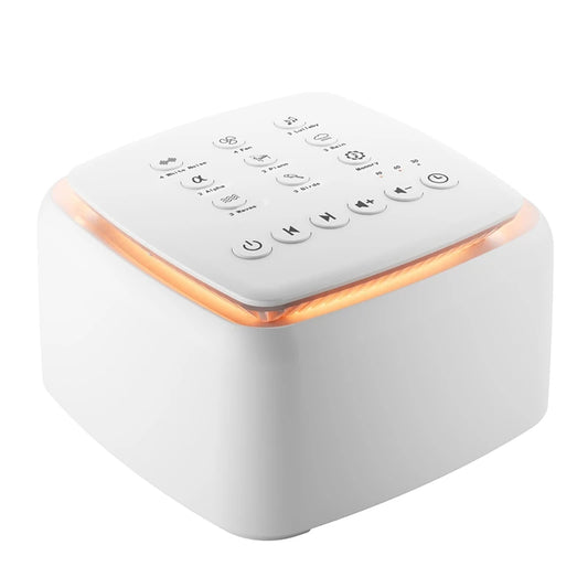 DreamNestra Sound Machine – 30 Sounds, Warm Glow, All-Night Charge