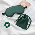 DreamNestra Silk Sleep Mask – Blackout Bliss, Travel-Ready Kit