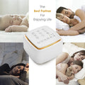 DreamNestra Sound Machine – 30 Sounds, Warm Glow, All-Night Charge