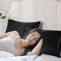 DreamNestra Satin Pillowcase Set – Queen Duo for Silky Sleep Nights