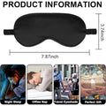 DreamNestra Silk Sleep Mask – Blackout Bliss, Travel-Ready Kit