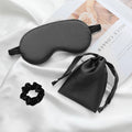 DreamNestra Silk Sleep Mask – Blackout Bliss, Travel-Ready Kit