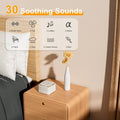 DreamNestra Sound Machine – 30 Sounds, Warm Glow, All-Night Charge